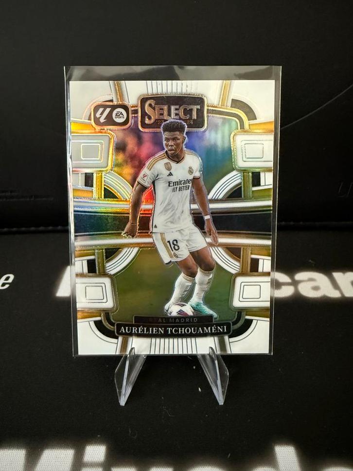 Aurélien Tchouaméni Panini Select 9/20, Verzamelen, Sportartikelen en Voetbal, Zo goed als nieuw, Spelerskaart, Buitenlandse clubs