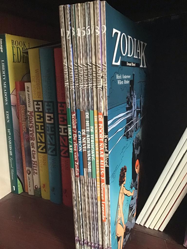 Zodiak reeks Minck Oosterveer/Willem Ritstier zwart-wit soft, Complete serie of reeks, Ophalen of Verzenden, Gelezen