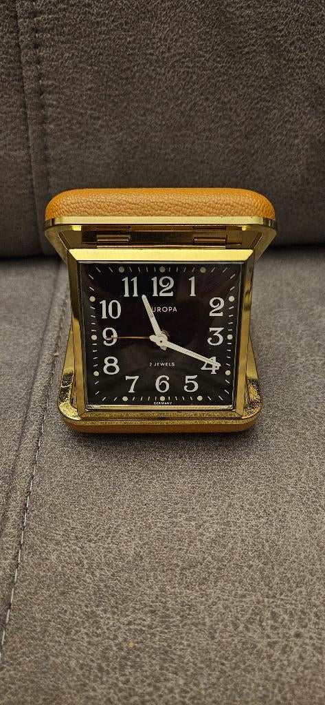 Vintage Europa reiswekker jaren '60-'70, Ophalen of Verzenden