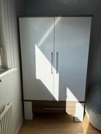Witte kast, Ophalen, 100 tot 150 cm, Zo goed als nieuw, Met lade(s)