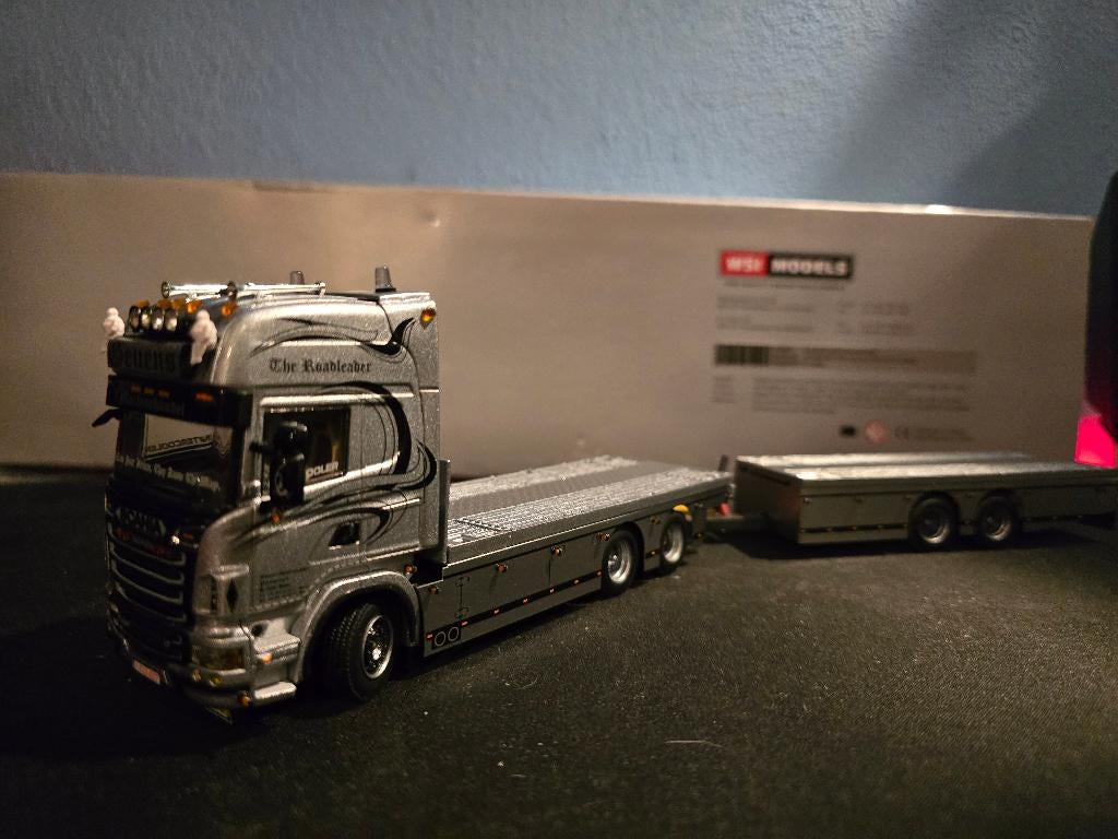 Wsi scania geuens, Hobby en Vrije tijd, Modelauto's | 1:50, Ophalen of Verzenden, Zo goed als nieuw, Bus of Vrachtwagen, Wsi