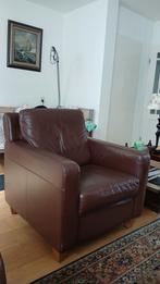 Bruine stoel gratis, Eenpersoons, 75 tot 100 cm, Ophalen of Verzenden, Zo goed als nieuw