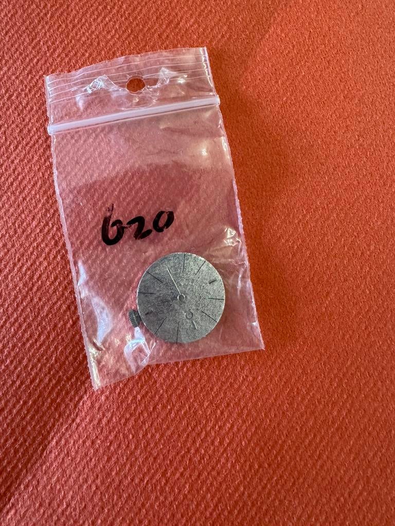 Omega uurwerk model 620, 18kt witgouden wijzerplaat, Antiek en Kunst, Ophalen of Verzenden