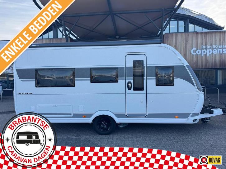 Hobby De Luxe 460 LU 2024 MOVER + LUIFEL!!!, Caravans en Kamperen, Caravans, Bedrijf, tot en met 4, 1000 - 1250 kg, Standaardzit