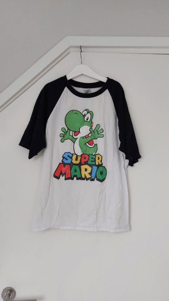 Super Mario Joshi t-shirt maat S, Wit, Ophalen of Verzenden, Gedragen, Super mario