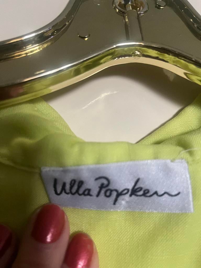 Ulla Popken Blouse - maat56(XXXL)100%linnen, Ophalen of Verzenden, Zo goed als nieuw, Groen, Blouse of Tuniek