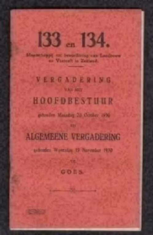 Goes Zeeland Bevordering Landbouw Veeteelt., Verzamelen, Ophalen of Verzenden, Zo goed als nieuw