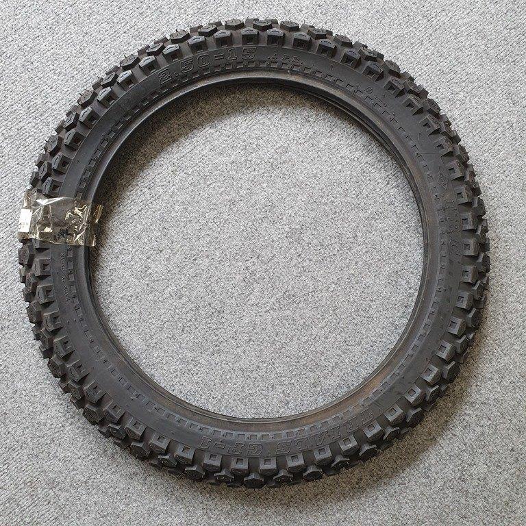 NIEUW Trials GP-1 2.50-15 motorband crossband 15 band, Ophalen of Verzenden, Nieuw, Overige typen, Trials