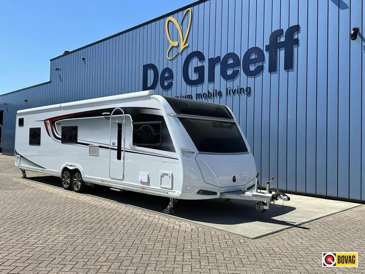 Kabe Imperial 1000 TDL E2/DL, Caravans en Kamperen, Caravans, Bedrijf, tot en met 4, 2000 kg en meer, Rondzit, Kabe, 2 aparte bedden