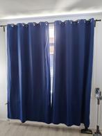 Blauwe verduisterende gordijnen (paar) - 250x150cm per item, Huis en Inrichting, Stoffering | Gordijnen en Lamellen, Ophalen, Nieuw