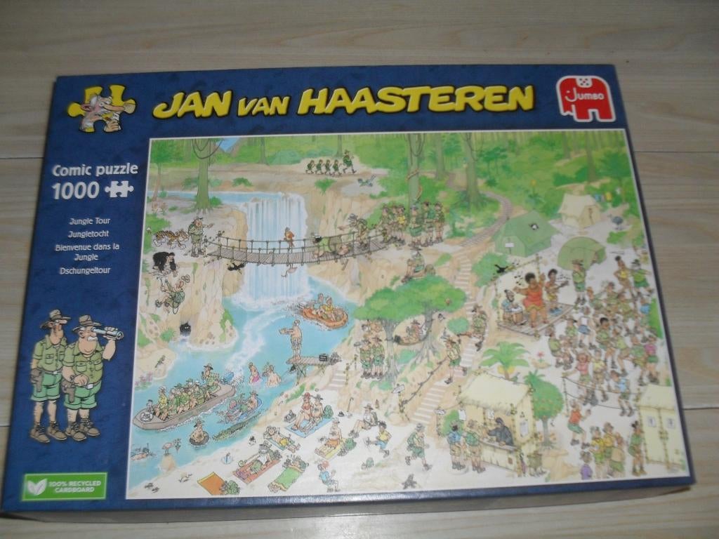 Jan van Haasteren puzzle Jungletocht 1000 stukjes, Ophalen, 500 t/m 1500 stukjes, Nieuw, Legpuzzel