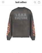 LORD CULTURE  FLAME LONGSLEEVE VINTAGE GREY. XL. Nieuw!, Ophalen, Lord Culture, Grijs, Maat 56/58 (XL)