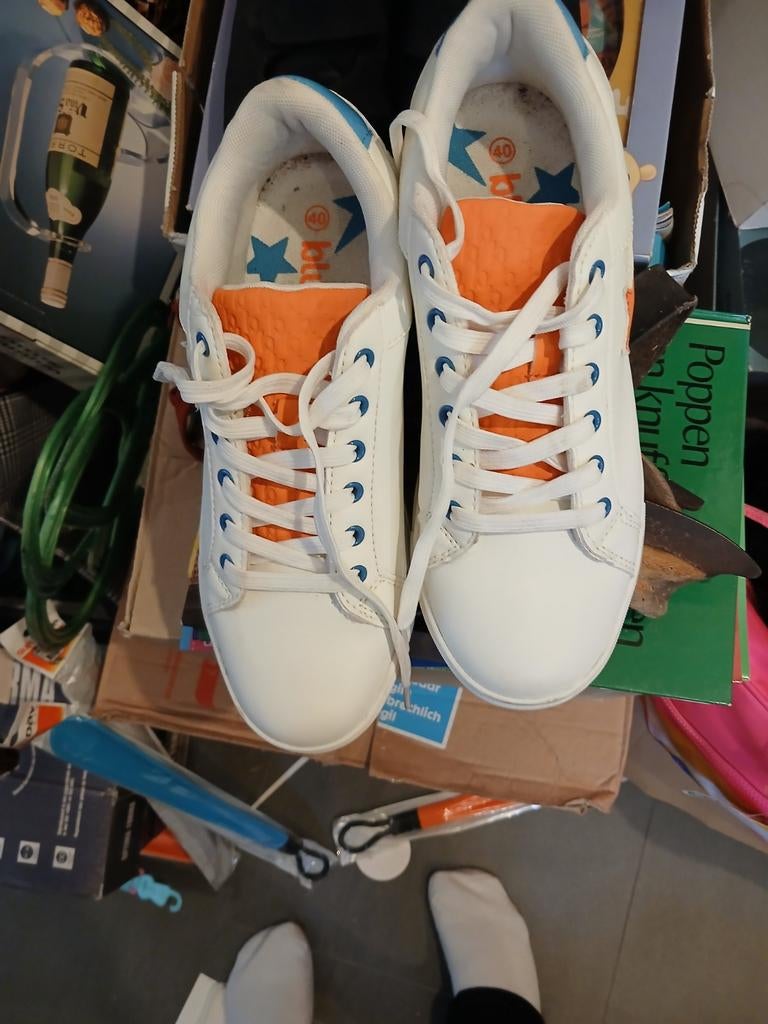 Mooie Blue Star gympen zgan, Blue Star, Wit, Ophalen of Verzenden, Sneakers of Gympen