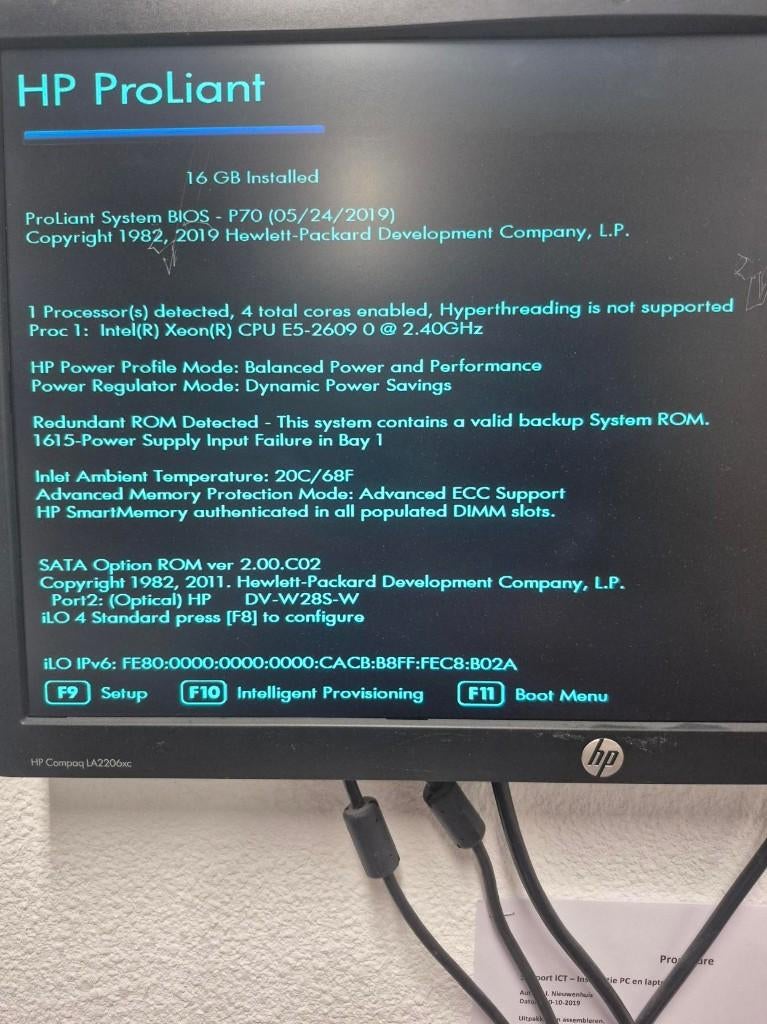 HP ProLiant Gen8, Computers en Software, Servers, Gebruikt, 2 tot 3 Ghz, 16 GB, Ophalen of Verzenden