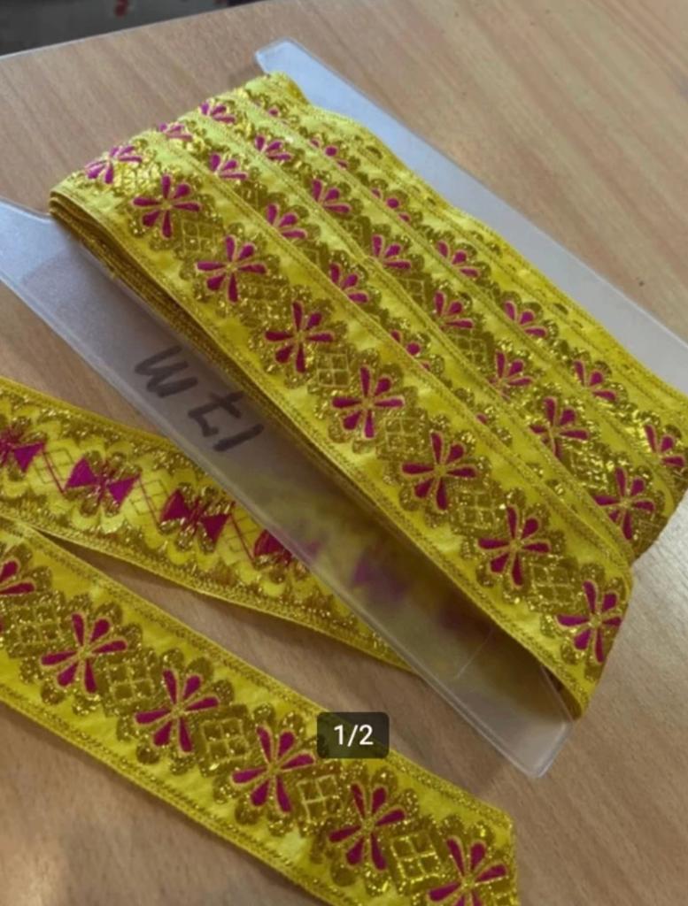 11m Glitter sierband, Hobby en Vrije tijd, Naaien en Fournituren, Ophalen of Verzenden, Nieuw, Lint, Band of Elastiek