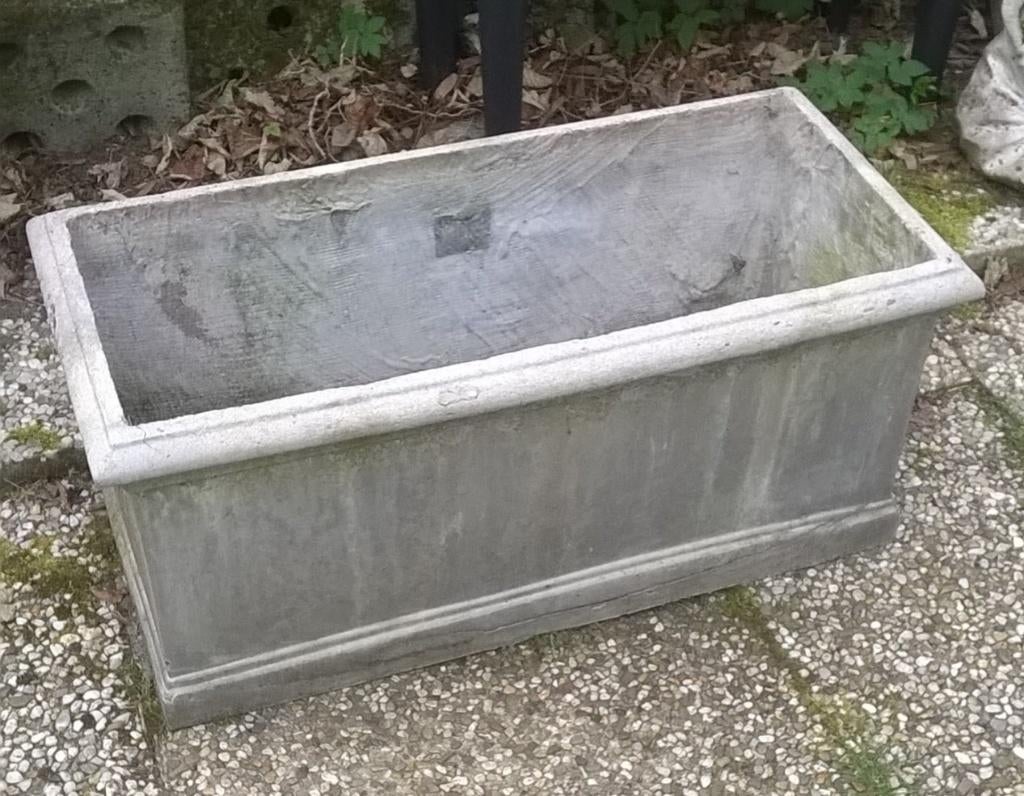 Bloembak 15040508, Tuin en Terras, Bloembakken en Plantenbakken, Ophalen, Steen, 60 tot 100 cm, Rechthoekig