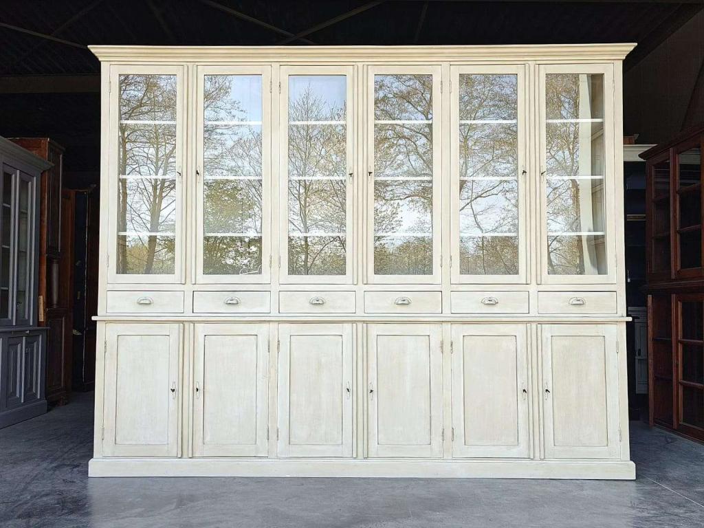 Prachtige antieke winkelkast | Grote/ Brede buffetkast #0653, Antiek en Kunst, Antiek | Meubels | Kasten, Ophalen of Verzenden
