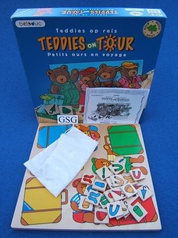 Teddies op reis nr. 22 612 2-02, Hobby en Vrije tijd, Gezelschapsspellen | Bordspellen, Zo goed als nieuw, Ophalen