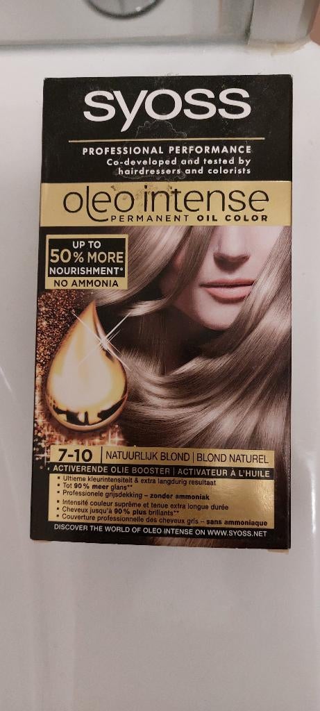 Syoss Oleo Intense 7-10 Natuurlijk Blond, Ophalen of Verzenden, Nieuw, Haarverzorger of -hersteller