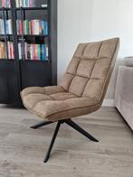 WOOOD draai fauteuil groen PU leer, Ophalen, Minder dan 75 cm, Leer, Zo goed als nieuw