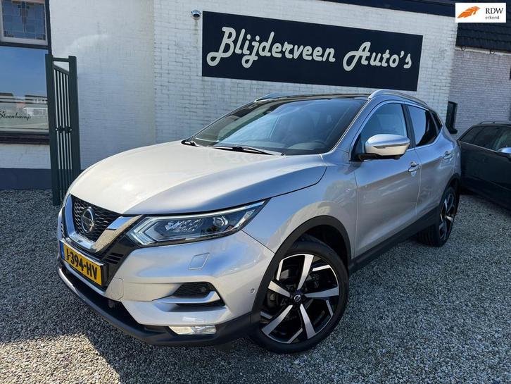 Nissan Qashqai 1.3 DIG-T Tekna + | 159PK | 360Camera | Leer, Auto's, Nissan, Bedrijf, Te koop, Qashqai, 360° camera, ABS, Airbags