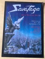 Flyer uitgave Dead Winter Deal SAVATAGE, Ophalen of Verzenden, Zo goed als nieuw