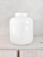 Grote vaas wit glas Scandinavisch design stijlvol melkglas, Ophalen, Wit, Nieuw, Glas