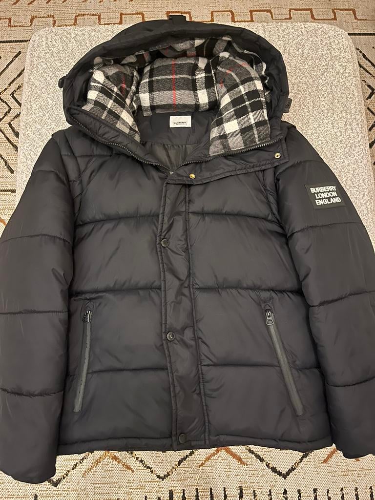 Burberry jas maat M als nieuw, Kleding | Heren, Ophalen of Verzenden, Zo goed als nieuw, Maat 48/50 (M), Zwart