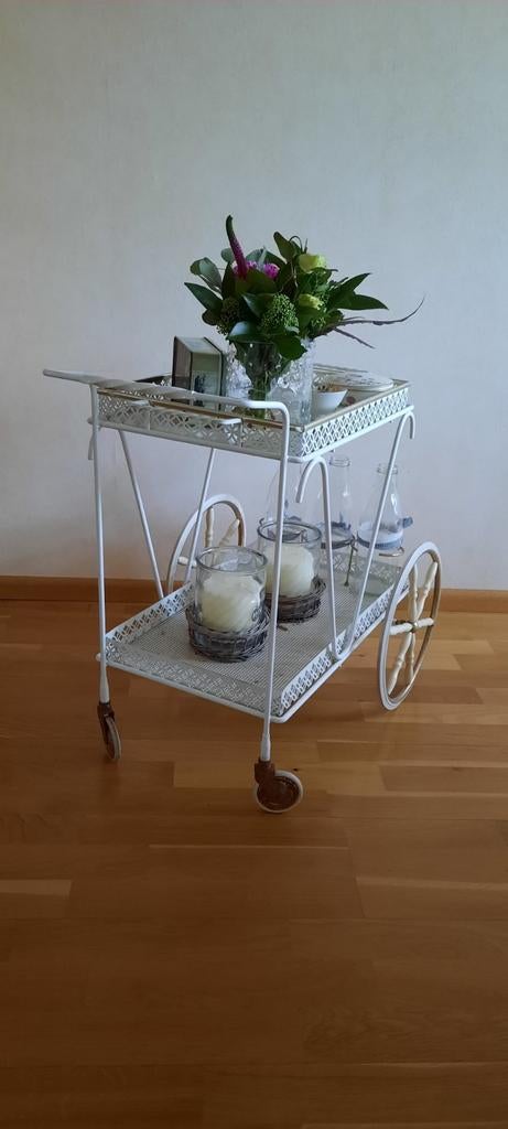 Vintage serveerwagen / theewagen uit de jaren '50, Ophalen