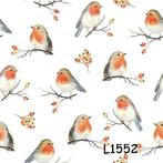Servetten decoupage/bullet journal * roodborstjes L1552, Verzenden, Nieuw, Materiaal