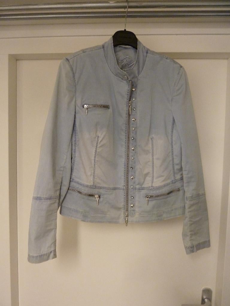 AIRFIELD JASJE MAAT 40 NIEUWSTAAT BLAUW STRETCH, Kleding | Dames, Jasjes, Kostuums en Pakken, Maat 38/40 (M), Blauw, Nieuw, Ophalen of Verzenden