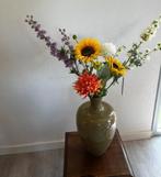 Zonnebloemen kunstbloemen boeket geel oranje nieuw, Ophalen of Verzenden, Zo goed als nieuw