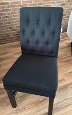 Eetkamer stoelen, Ophalen, Gebruikt, Zwart, Stof