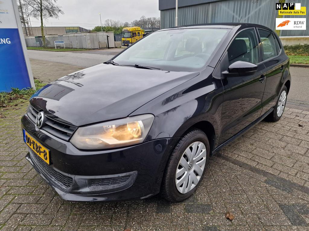 Volkswagen Polo 1.2-12V Comfortline, Nieuwe Apk, Nieuwe vers, Voorwielaandrijving, Euro 5, Zwart, 1198 cc