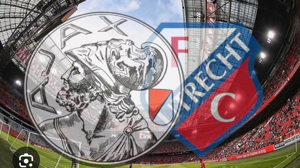 2 tickets naast elkaar Ajax - Utrecht, Twee personen