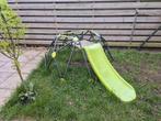 Metalen glijbaan, klimrek en schommel set, Ophalen, Gebruikt, Schommel