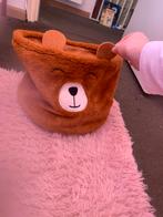 Schattige beren opbergmand / speelgoedmand, Ophalen of Verzenden, Zo goed als nieuw, Jongen of Meisje