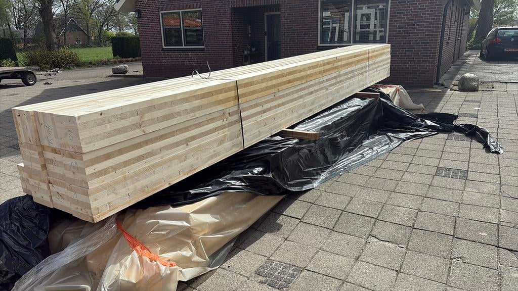 Houten balkens, Ophalen of Verzenden, Zo goed als nieuw, 250 cm of meer, Balken