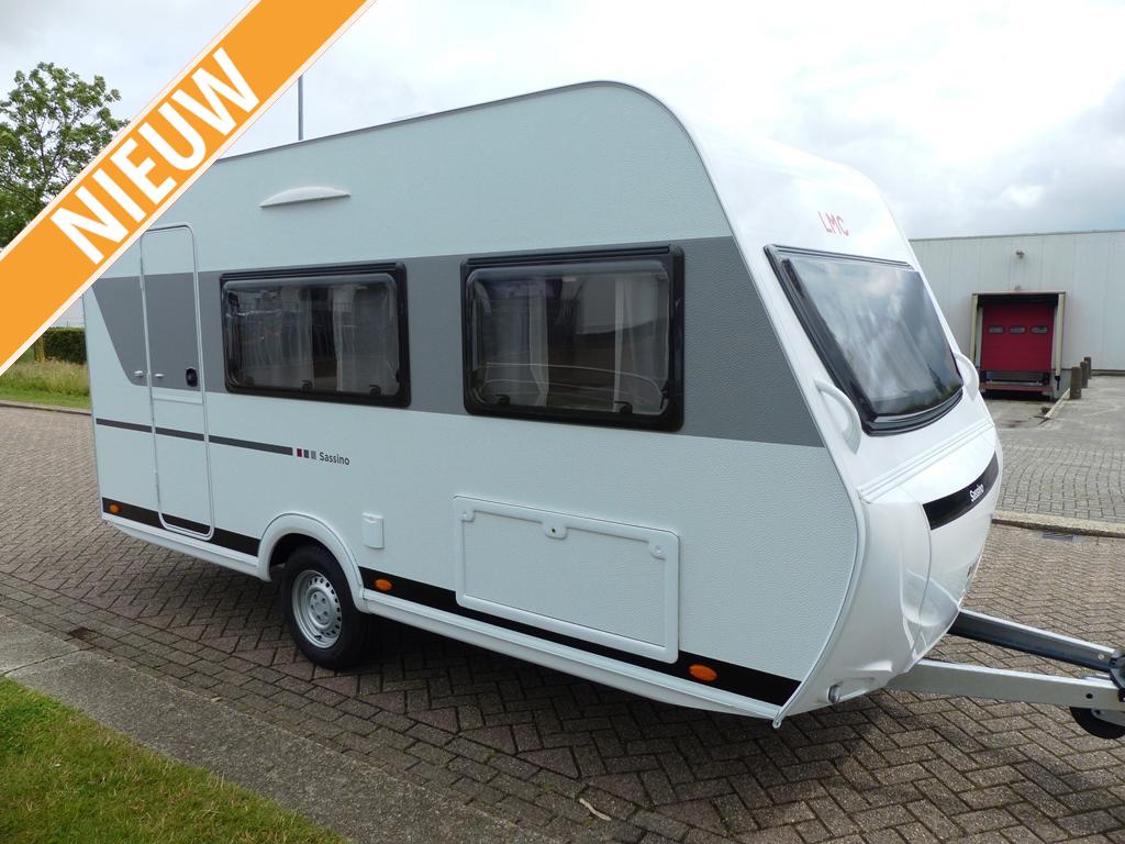 LMC Sassino 430 D SUPERSTUNT!, Caravans en Kamperen, Caravans, Schokbreker, Treinzit, Tot en met 3, 4 tot 5 meter
