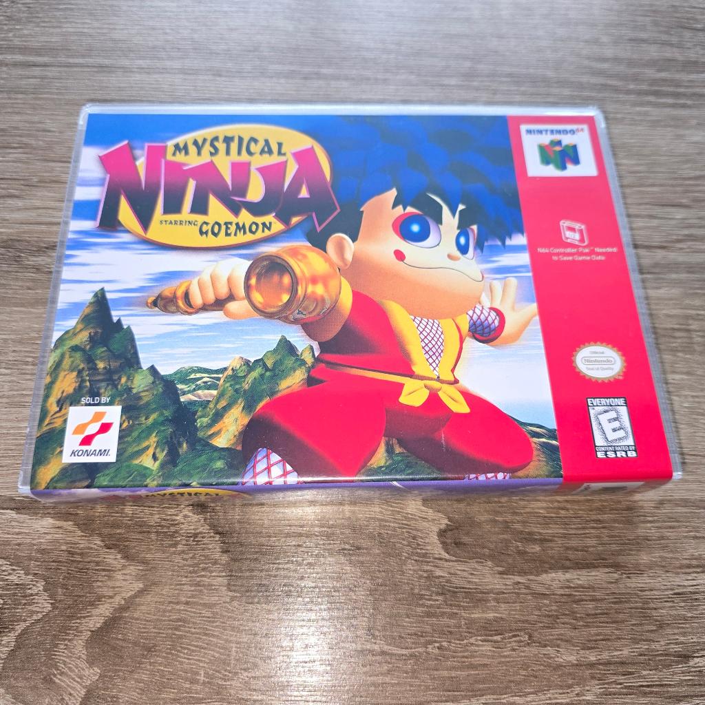 Mystical Ninja Starring Goemon N64 Game Case (2), Spelcomputers en Games, Games | Nintendo 64, Avontuur en Actie, Verzenden, 1 speler