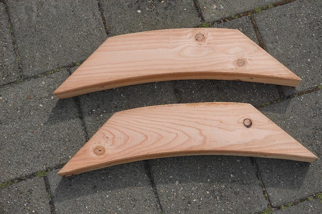 Halfronde schoren voor tuinhuis, Minder dan 250 cm, Tuinhuis, Ophalen of Verzenden, Zonder ramen