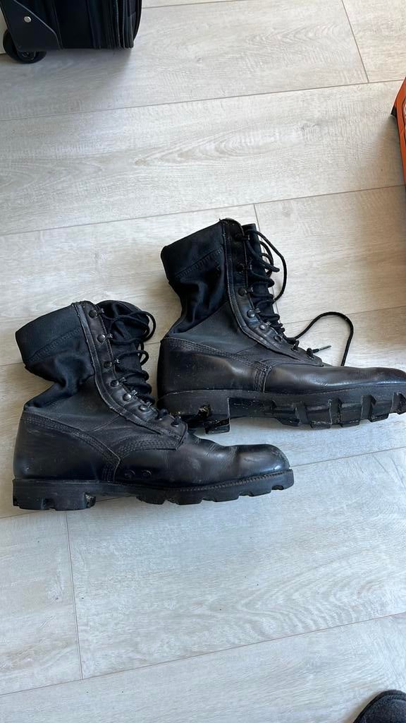 Hoge heren jungle gevechtslaarzen /schoenen Wellco 12 zwart, Zwart, Boots, Ophalen of Verzenden, Gedragen