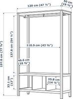 ikea hemnes open kast x2, Huis en Inrichting, Kasten | Kledingkasten, Ophalen, Gebruikt, 100 tot 150 cm, 100 tot 150 cm