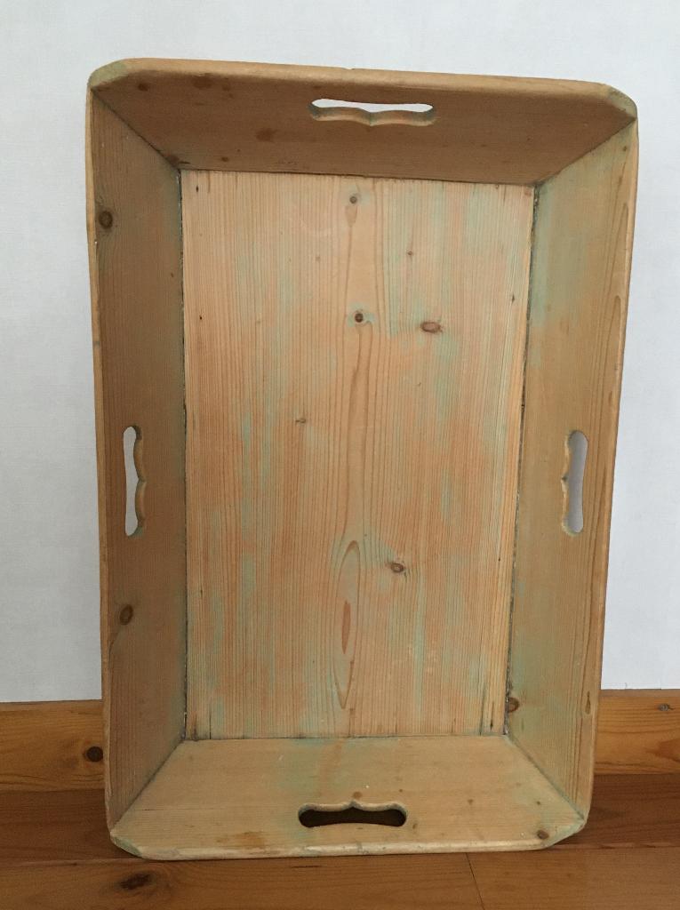 Mangelbak hout, Stevig en groot formaat, Brocante, Antiek en Kunst, Ophalen of Verzenden