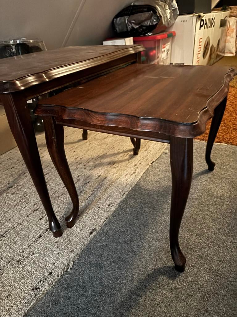 Set van 2 Queen Ann bijzettafels, Antiek en Kunst, Ophalen