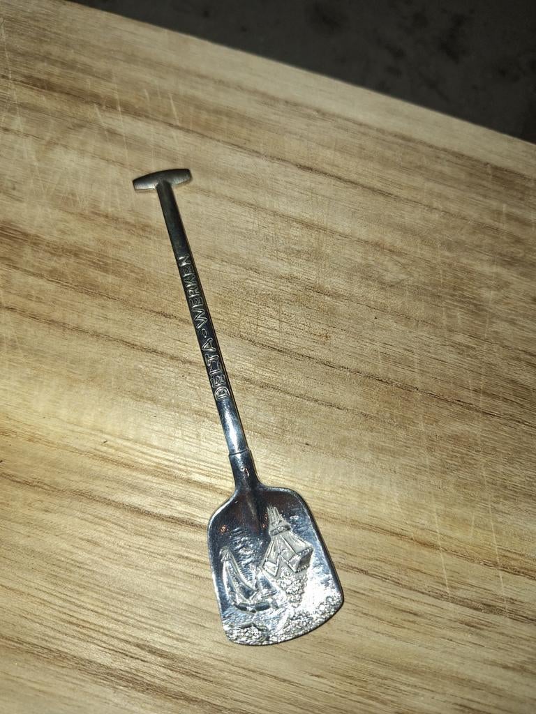Zilveren Souvenir Schepje - Delta Werken, Antiek en Kunst, Ophalen of Verzenden