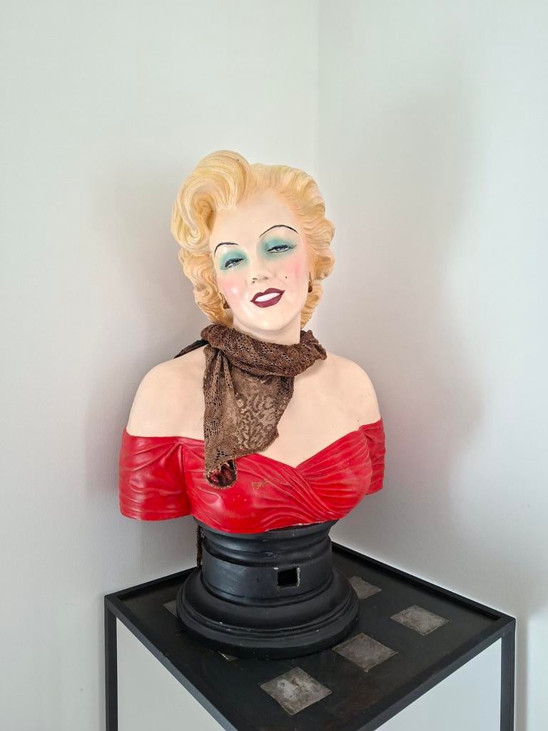 Oude vintage Marilyn buste, Antiek en Kunst, Ophalen