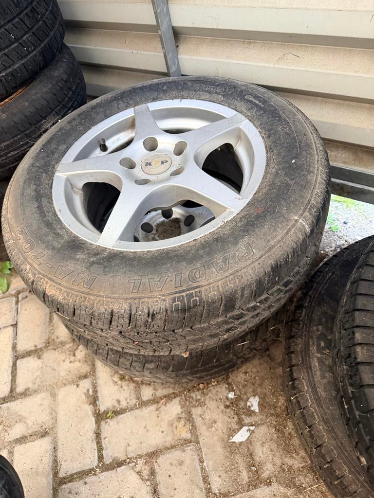 KIP caravan velgen 15 inch – 5 gaats, Ophalen, Gebruikt