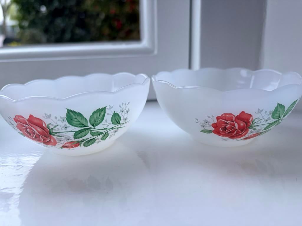 Arcopal schaaltjes Rose de France - 10 cm diameter, Ophalen of Verzenden
