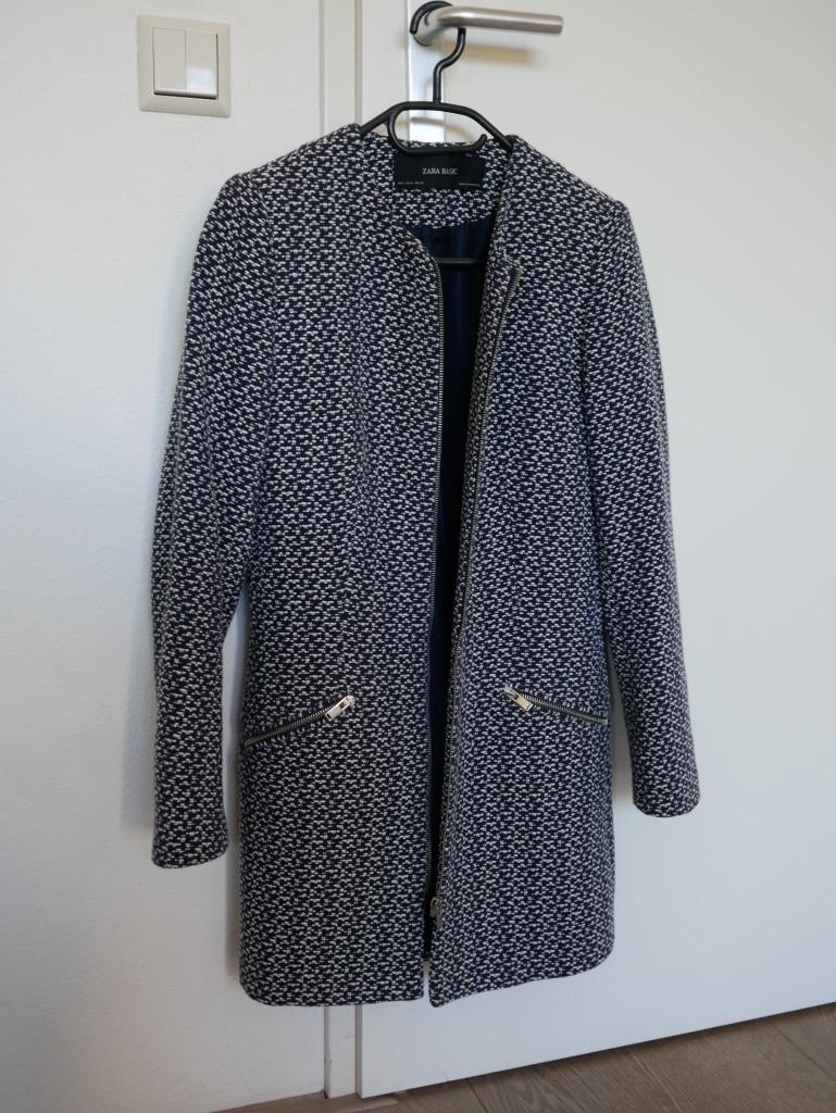 Tweed Blazer (Zara), Ophalen, Blauw, Zara, Zo goed als nieuw